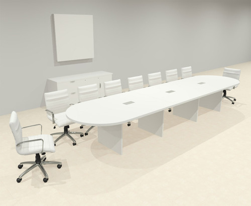 Modern Racetrack 16' Feet Conference Table, #OF-CON-CR25