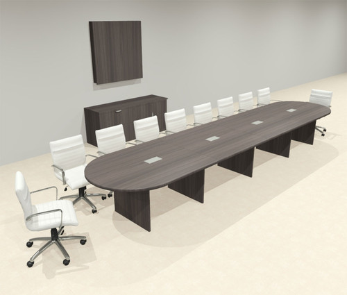 Modern Racetrack 18' Feet Conference Table, #OF-CON-CR40