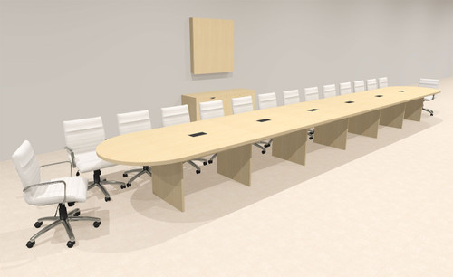 Modern Racetrack 28' Feet Conference Table, #OF-CON-CR74