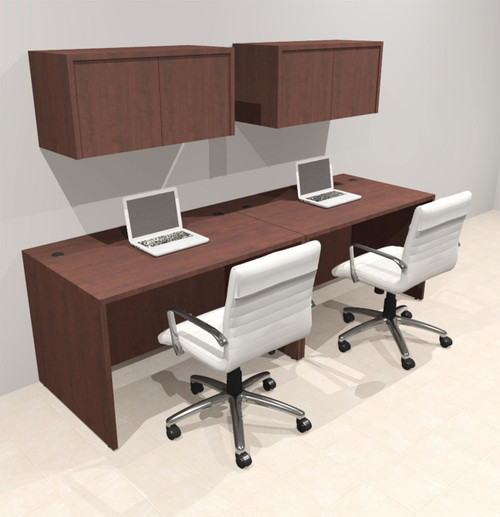 Two Person Modern No Panel Office Workstation Desk Set, #OT-SUS-SPN27