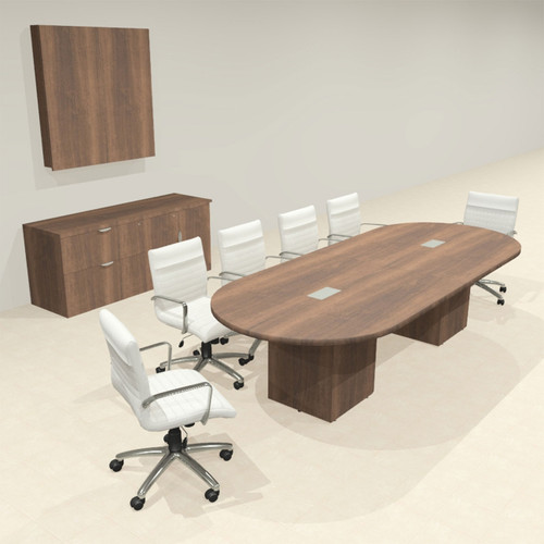 Modern Racetrack 10' Feet Conference Table, #OF-CON-CRQ4