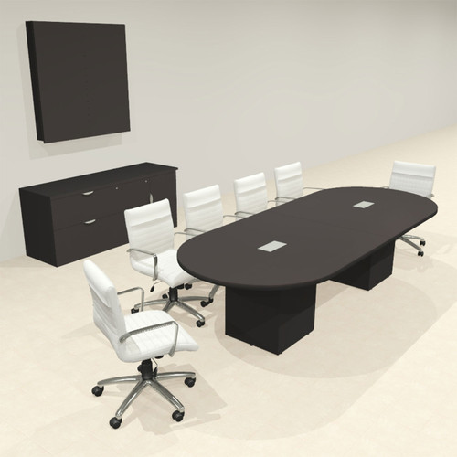 Modern Racetrack 10' Feet Conference Table, #OF-CON-CRQ7