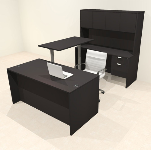 5pcs U Shaped 60"w X 102"d Modern Executive Office Desk, #OT-SUS-UH19