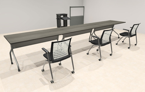 3pcs I Shape 15' Feet Nesting Training / Conference Table, #OT-SUL-T10-A