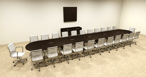 Modern Racetrack 24' Feet Conference Table, #OF-CON-C40