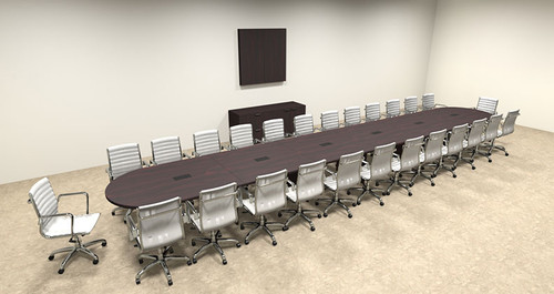 Modern Racetrack 26' Feet Conference Table, #OF-CON-C43