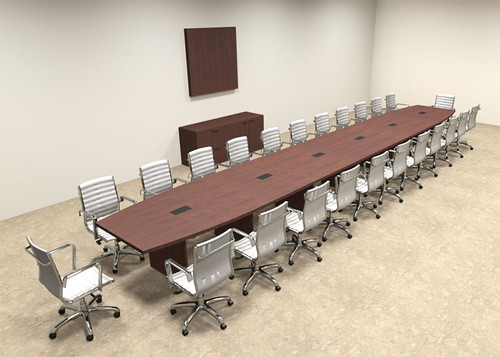 Modern Boat Shapedd 26' Feet Conference Table, #OF-CON-C97