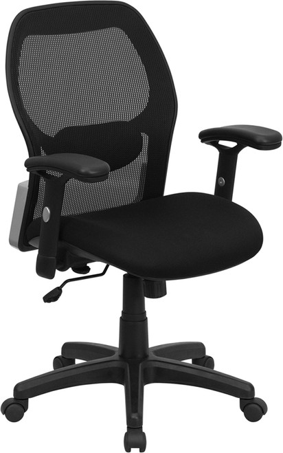 High Back Mesh Office Chair with Mesh Fabric Seat , #FF-0033-14