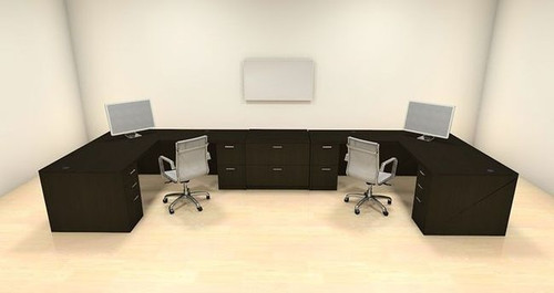 Two Persons Modern Executive Office Workstation Desk Set, #CH-AMB-S68