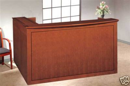 New 5pc L Shaped Reception Office Desk, #CH-EME-R1