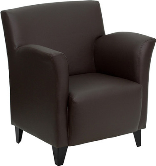 1pc Modern Leather Office Home Reception Guest Chair, FF-0484-12