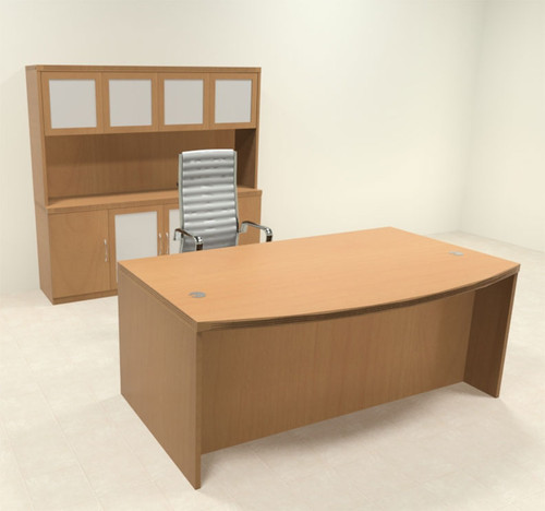 4pc Modern Contemporary Executive Office Desk Set, #RO-ABD-D10