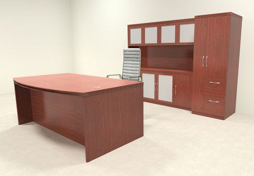 5pc Modern Contemporary Executive Office Desk Set, #RO-ABD-D14