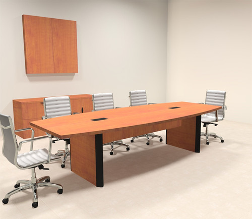 Modern Boat Shaped 10' Feet Conference Table, #OF-CON-CP1