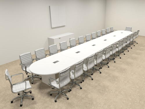 Modern Racetrack 26' Feet Conference Table, #OF-CON-C119