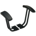 Alera Fixed T-Arms For Interval And Essentia Series Chairs And Stools, Black, #AL-1694