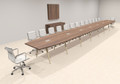 Modern Boat shaped 30' Feet Conference Table, #OF-CON-CW80