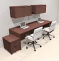 Two Person Modern No Panel Office Workstation Desk Set, #OT-SUS-SPN47