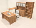 6pcs U Shaped 60"w X 102"d Modern Executive Office Desk, #OT-SUS-UH131