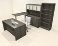 6pcs U Shaped 60"w X 102"d Modern Executive Office Desk, #OT-SUS-UH135