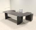 3pc Modern Contemporary U Shaped Executive Office Desk Set, #MT-MED-O9