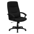 High Back Black Fabric Executive Swivel Office Chair , #FF-0282-14