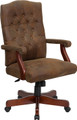 Bomber Brown Classic Executive Office Chair , #FF-0289-14