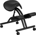 Ergonomic Kneeling Chair with Black Saddle Seat , #FF-0430-14