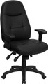 High Back Black Leather Executive Office Chair , #FF-0331-14