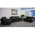 3pc Modern Leather Office Reception Sofa Set, FF-0475-12-S1