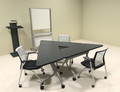 3pcs Triangle Shape Training / Conference Table Set, #MT-SYN-LT12