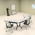 3pcs U Shape Training / Conference Table Set, #MT-SYN-LT50
