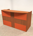 2pc Rectangular Modern Acrylic Panel Office Reception Desk, #OT-SUL-RO25