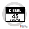CARATULA 45 CETANOS DIESEL ULTRA BAJO AZ