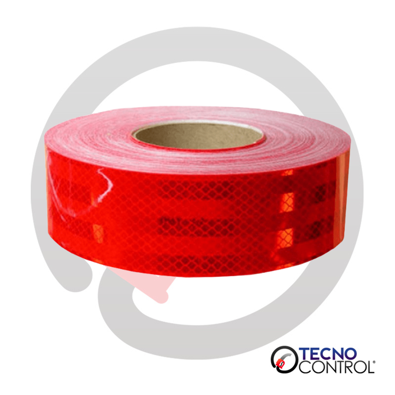 ROLLO DE CINTA REFLEJANTE ROJA