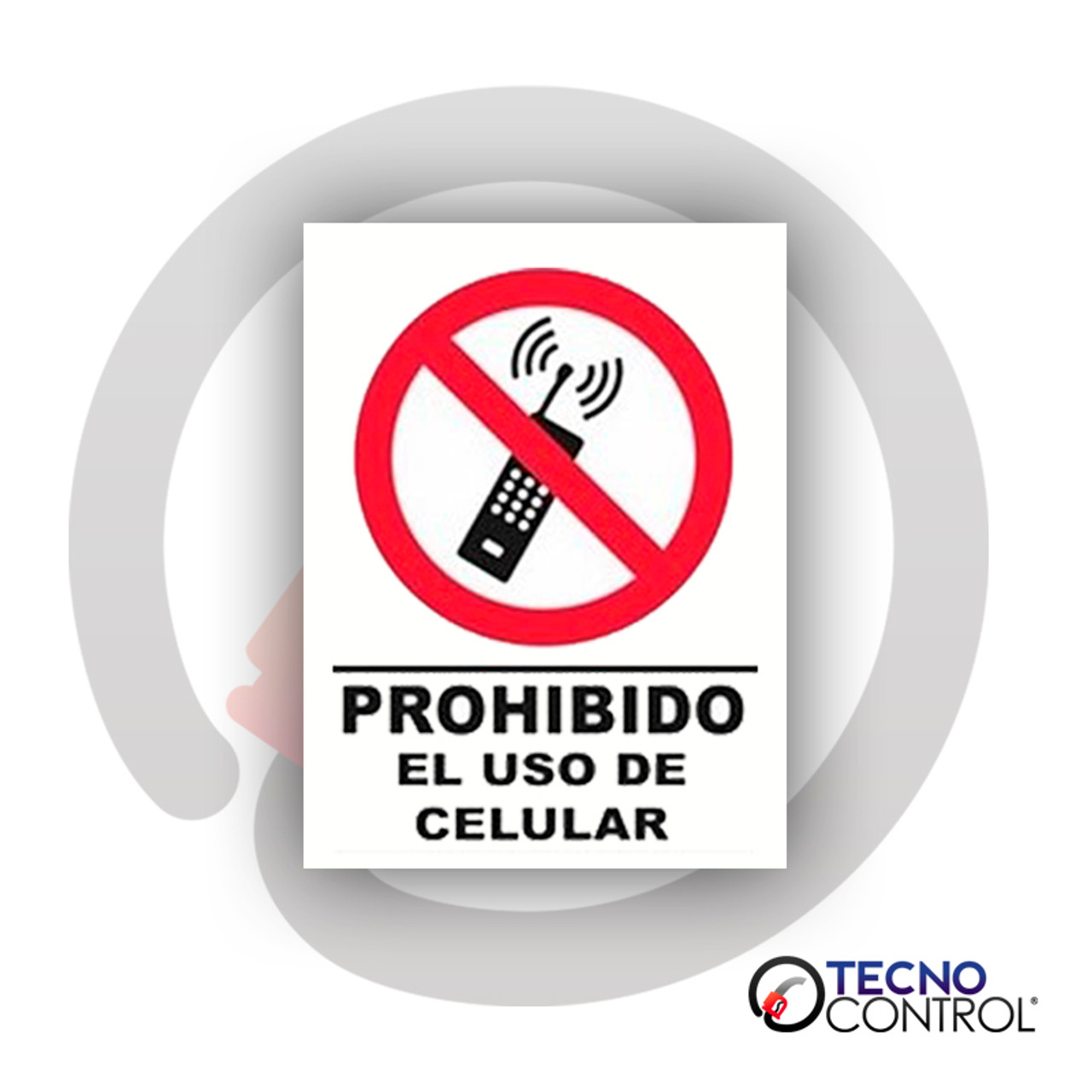 CALCOMANIA PROHIBIDO EL USO DEL CELULAR