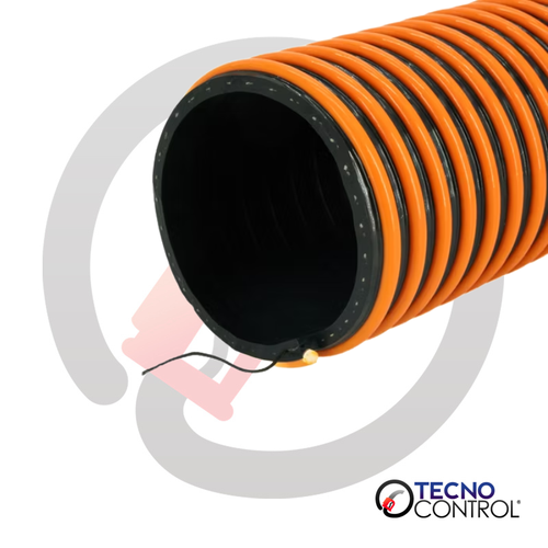 MANGUERA DE ESPIRAL  DE 4" NARANJA