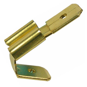 PI-1591D (6) BRASS .250 RECPTCLE
