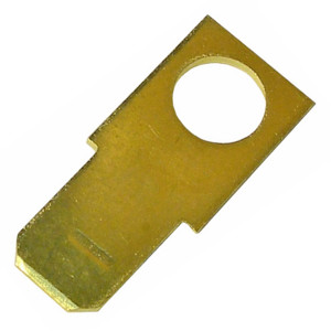 PI-1596C (50) BRASS .250 MALE TAB