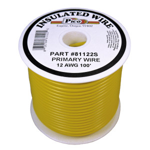 PI-81122S (100FT) 12 GA YEL PRMRY WIRE