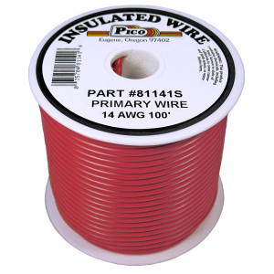 PI-81141S (100FT) 14 GA RED PRMRY WIRE