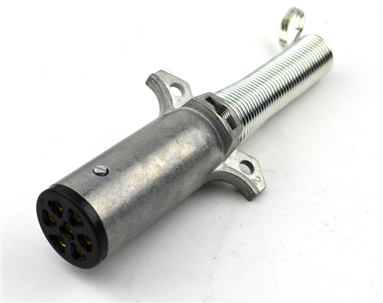 PO-11-702-P 7WAY CONNECTOR PLUG DIECAST WITH CABLE GUARD PACKAGED