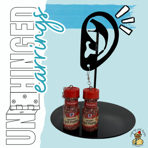 Crushed Red Pepper Earrings