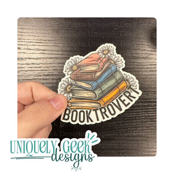 Booktrovert Sticker
