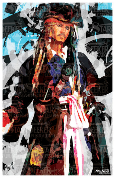 Captain Jack Sparrow StarSeeker Print