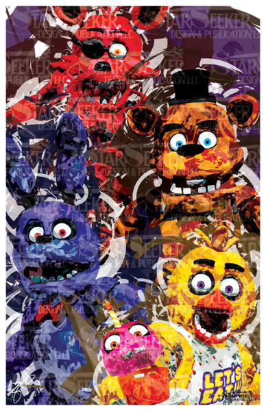 Five Nights at Freddy's StarSeeker Print