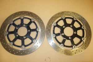 Set of front brake disc rotors - Μπροστινες δισκοπλακες GSXR1000 K1