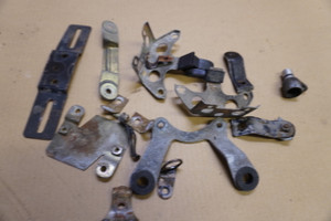 Set of various brackets - Διαφορα ανταλλακτικα πλαισιου GF250