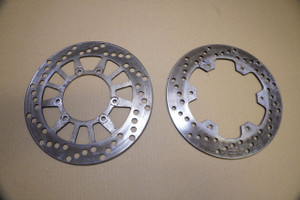 Set of front and rear brake discs - Μπροστα και πισω δισκοπλακες DT125 3BN