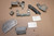 Set of various brackets - Διαφορες βασεις πλαισιου GSXR400 1988